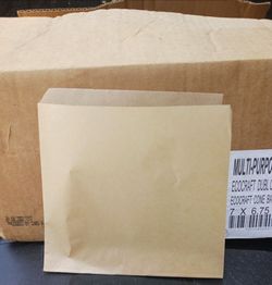 NEW BAGCRAFT ECOCRAFT CONE BASKET LINER 7"x6.75" MODEL 300107 APPROX 2,000 RETAILS @ AMAZON $75