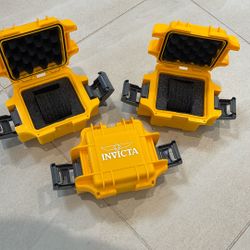 Three Invicta Watch Cases 