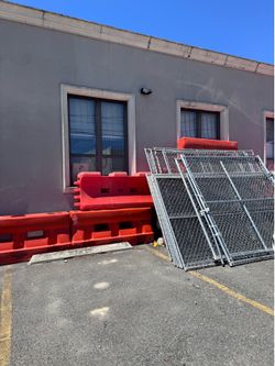 Construction material Fence, Yodock water barrier etc
