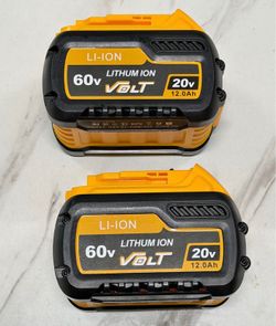 2Pack Upgraded 9.0Ah Battery DCB609 Replacement for DEWALT 20V/60V 120V MAX XR Lithium-Ion Battery D