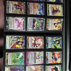 Binder Full Of DRAGON BALL Z CARDS + MORE