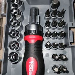 Hyper Tough 27pc Stubby Driver Set