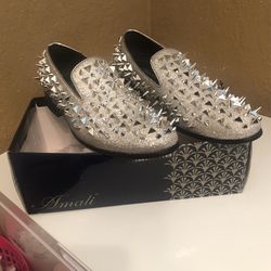 Silver Dress Shoes