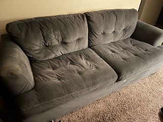 81 inch French blue sofa