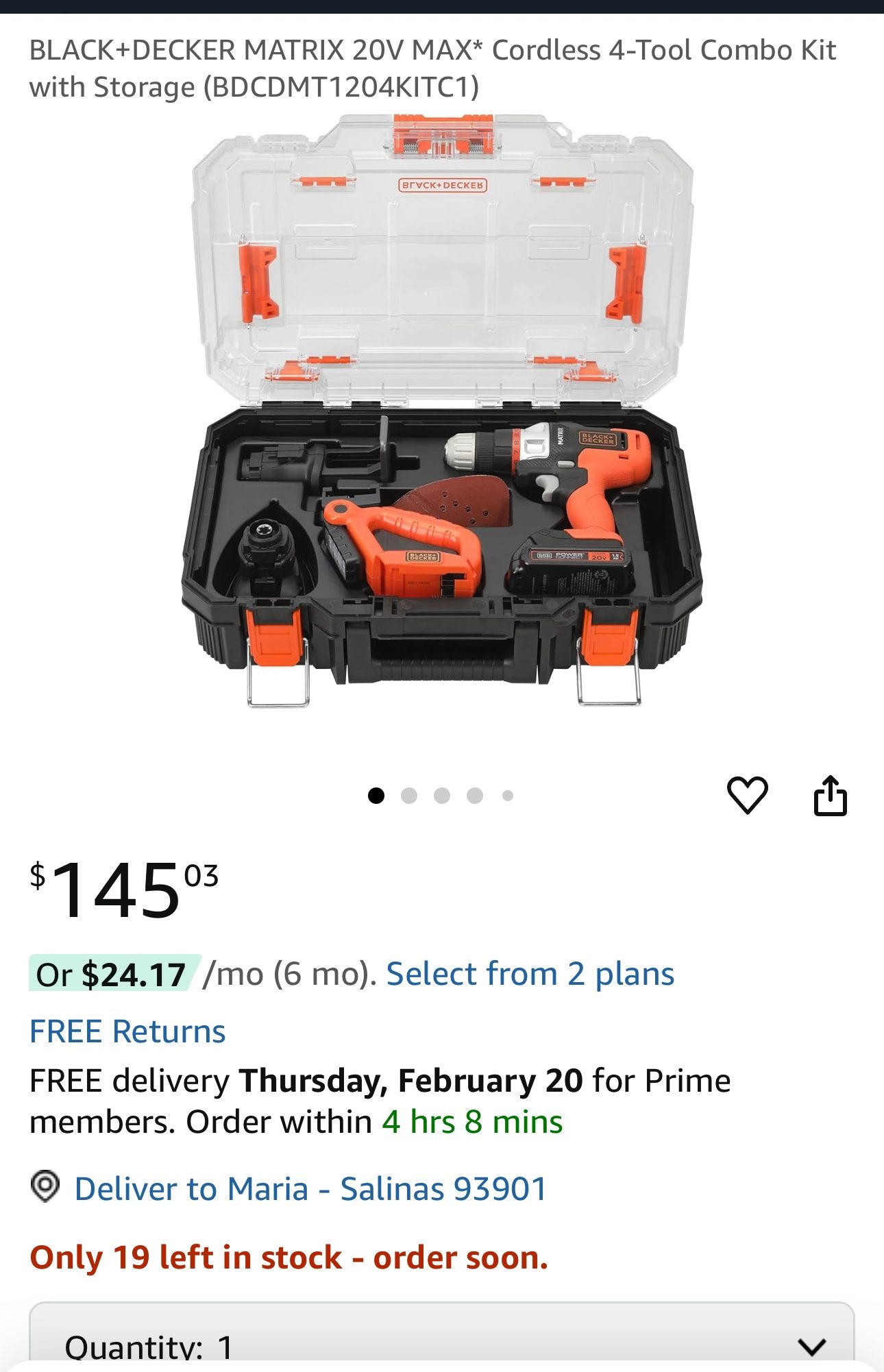 New Black & Decker Set Drill+Sand+Cut
