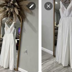 Dress - New Sm /med/large / Beige 