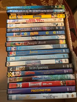 DVDs- kids movies/family friendly