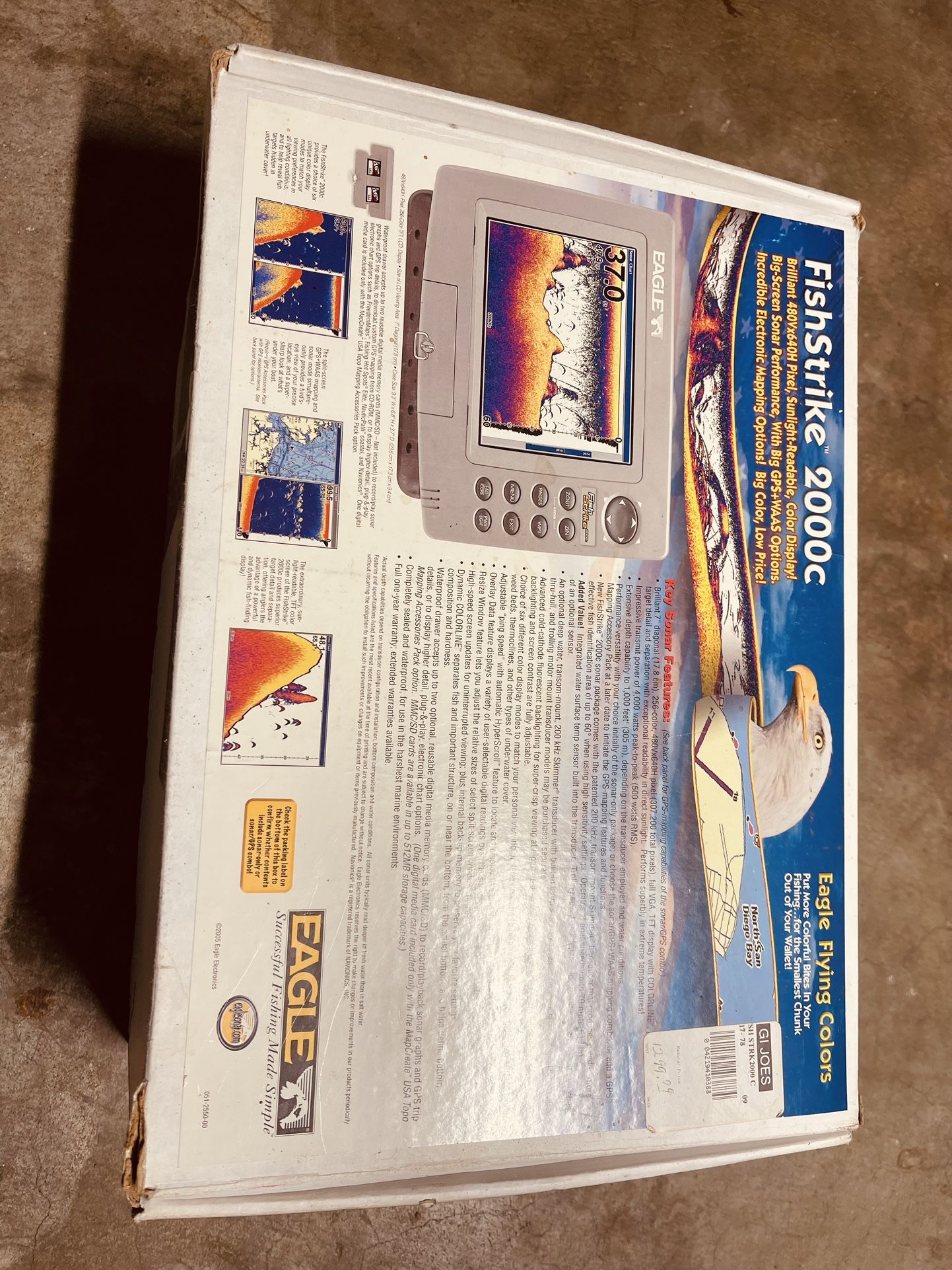 Eagle FishStrike 2000c 7" Fishfinder