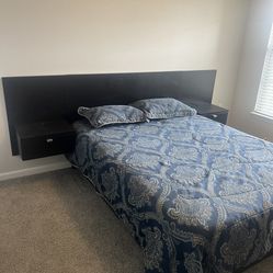 Queensize Bed Frame & Headboard