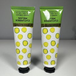 Bath & Body Works “Cucumber Melon” Shea Butter Hand Cream - 1oz / 29mL. Lot Of 2. Brand New.