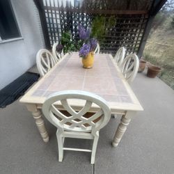 Table And 6 Chairs