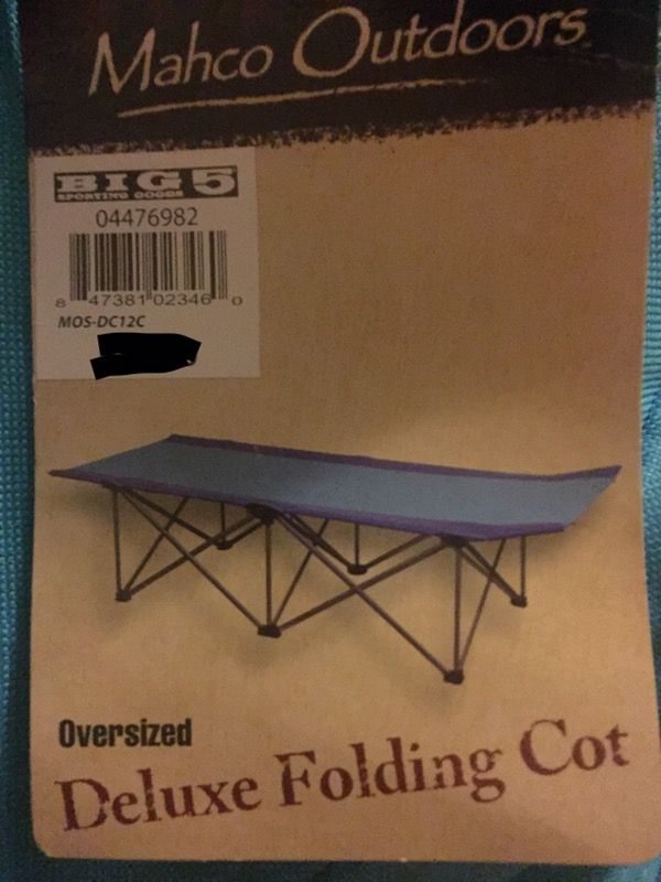 Mahco Oversized Deluxe Camping Cot