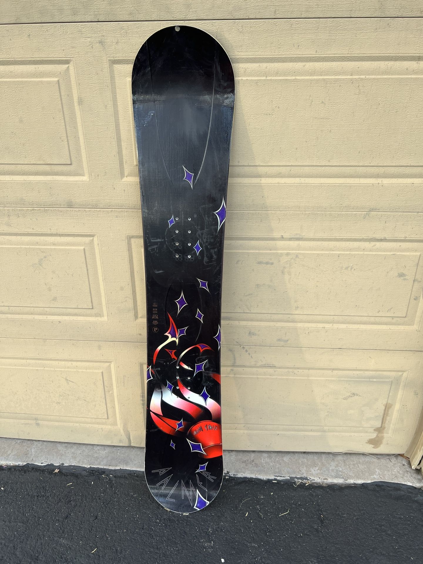 PALMER 164 cm CARBON CIRCLE SNOWBOARD