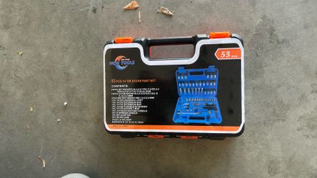 53-Piece 1/4” Drive Socket & Bit Set – Brand New