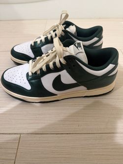 Nike Dunk Low White Green Sneakers