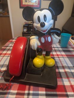 Vintage Mickey Mouse Landline Telephone (1970s Disney Collectible)