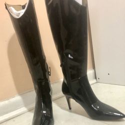 Louise etCIE Patent Leather Boots