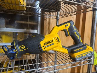 New dewalt XR Sawzall with 3.5 amp powerstack battery and charger