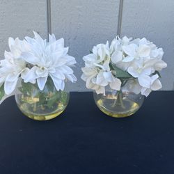Artificial Flowers  Set Of 2 