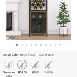 Freestanding Wine Cabinet & Rack, Liquor Cabinet with Glass Holder, Floor Wine Bar Cabinet with Storage 
Brand new 
$100

Hablo Español 