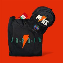 Nike Air Jordan Gatorade Fleece Hoodie & AIR JORDAN H86 LIKE MIKE Gatorade Cap