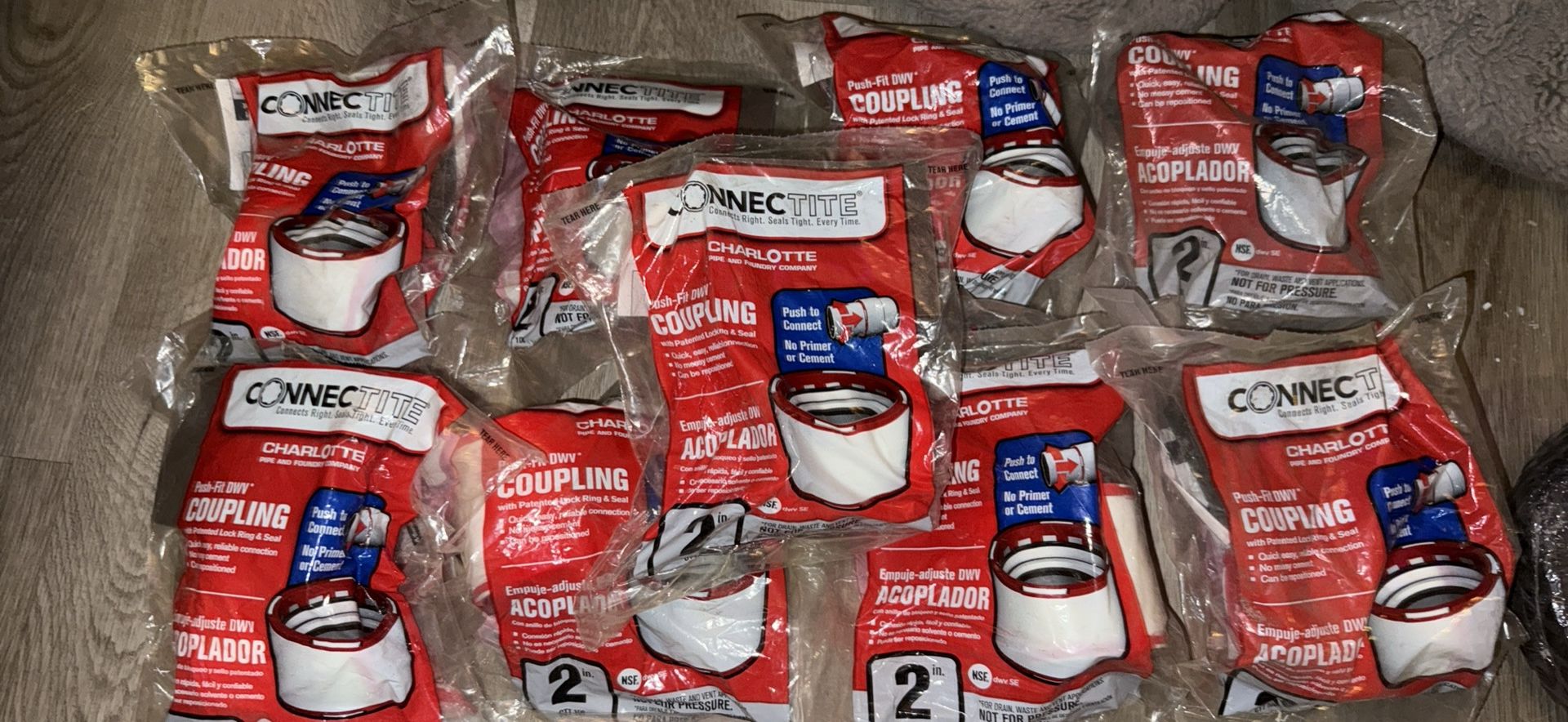 Charlotte Pipe 2-in Connectite Coupling