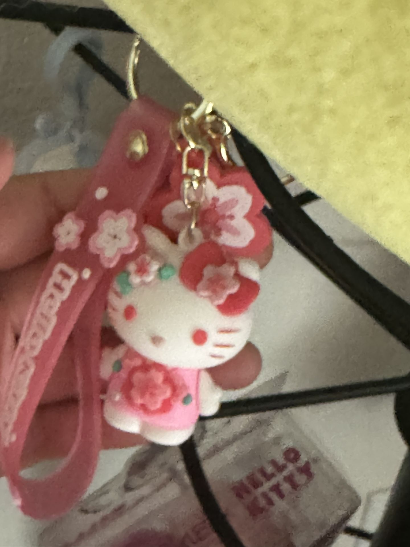 Hello Kitty Pink Keychain 