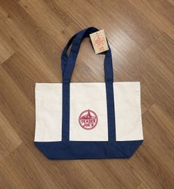 Trader Joe’s Canvas Tote Shopping Bag - LARGE CLASSIC NAVY BLUE - NEW with TAGS