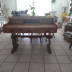 Wooden desk
