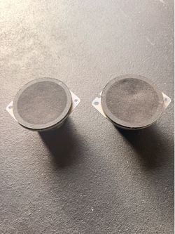 Pair of Small Round Tweeter Speakers