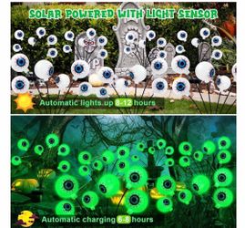 NIB: 2 pack LED Solar Eye-Ball Lights