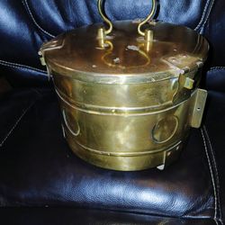 Antique Brass Medical Sterilizer Pot