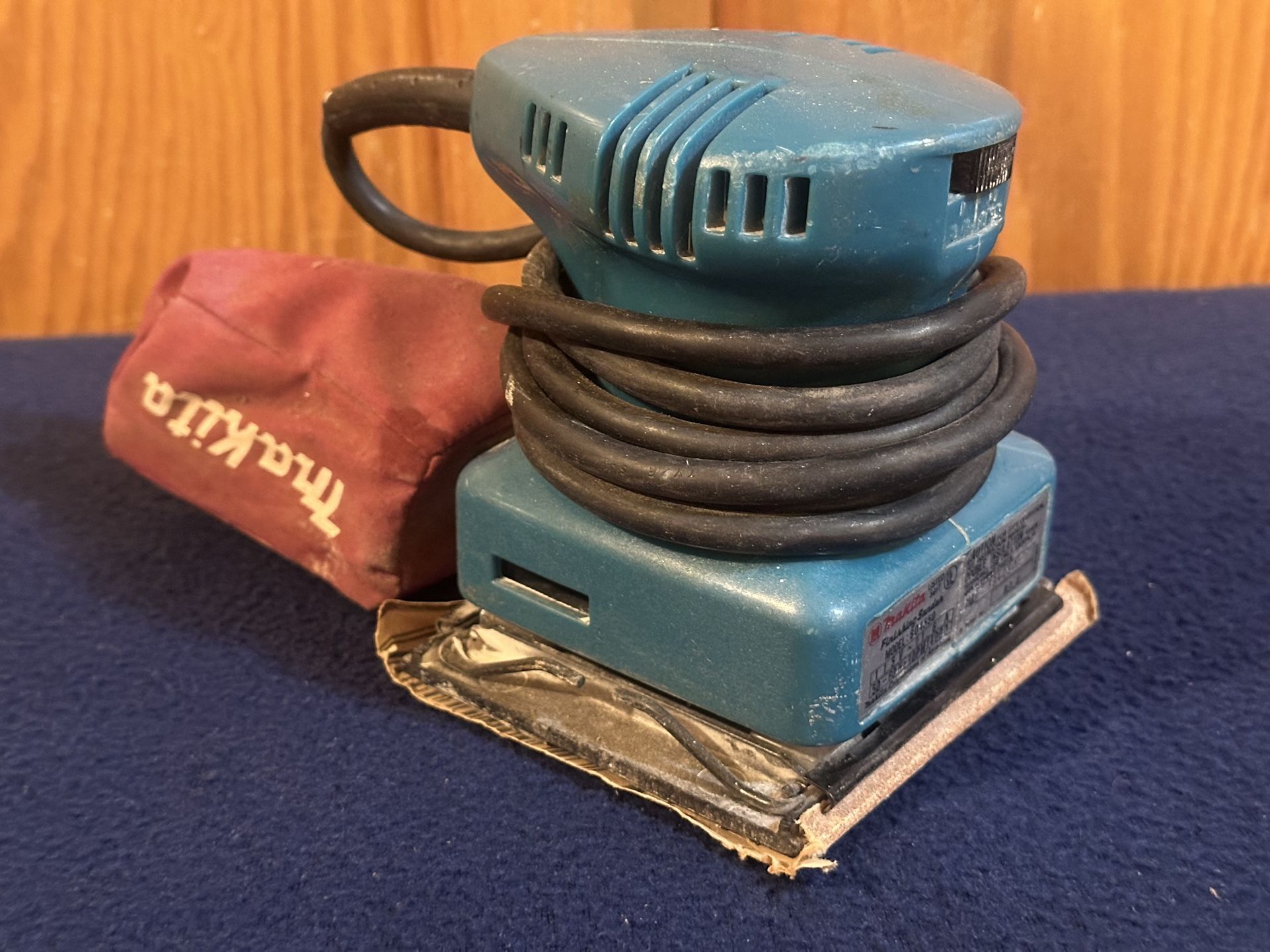 Vintage Makita Finishing Sander - Model #BO4550