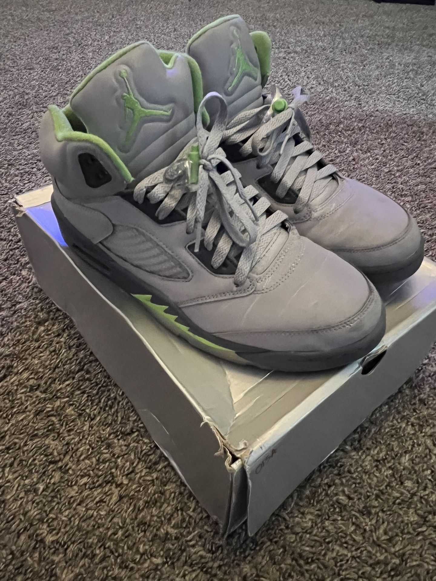 Jordan 5 Green Beam