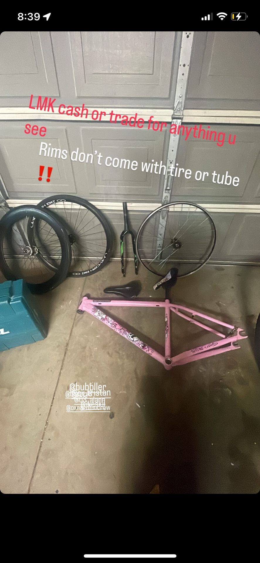 Parts For Fixie And Goon Frame