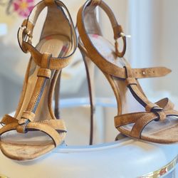 Burberry Suede Sandals