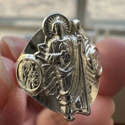 Anillo San Judas PLATA 925 Talla 8-9-10-11 ❤️