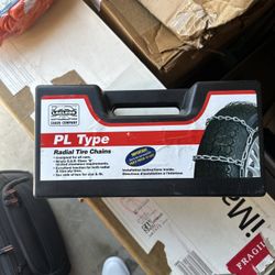 NEW Radial Tire Snow Chains - Car Cable PL Type