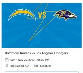 Baltimore Ravens VS Los Ángeles Chargers