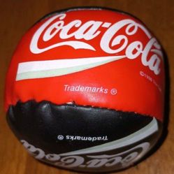 Vintage 1998 Coca-Cola Vinyl Beanbag

Hacky-Sack Ball Advertising Souvenir