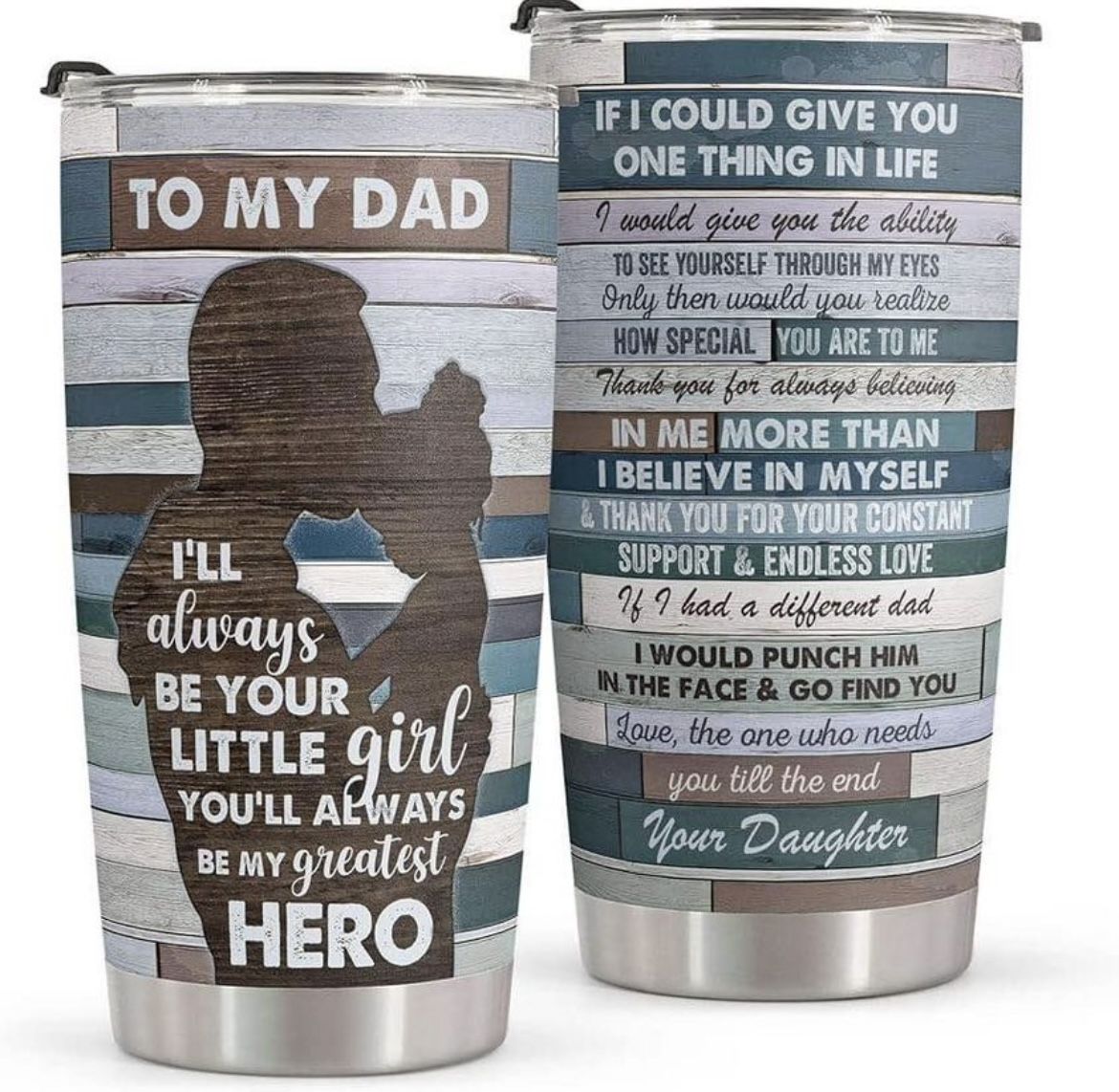 Macorner Gifts For Dad - Stainless Steel Vintage Tumbler 20oz Gift