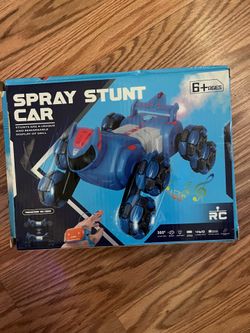 Spray stunt RC car