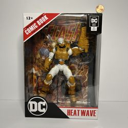 Mcfarlane Toys The Flash Page Punchers 7" Heat Wave Action Figure with Comic