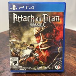 Attack on Titan (Sony PlayStation 4, 2016) PS4 