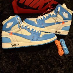 Jordan 1 High “Off White UNC” Size 13