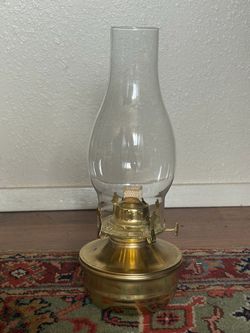 Vintage Lamplight Farms Oil Lamp