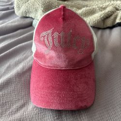 Juicy Couture Pink Netted Trucker Hat