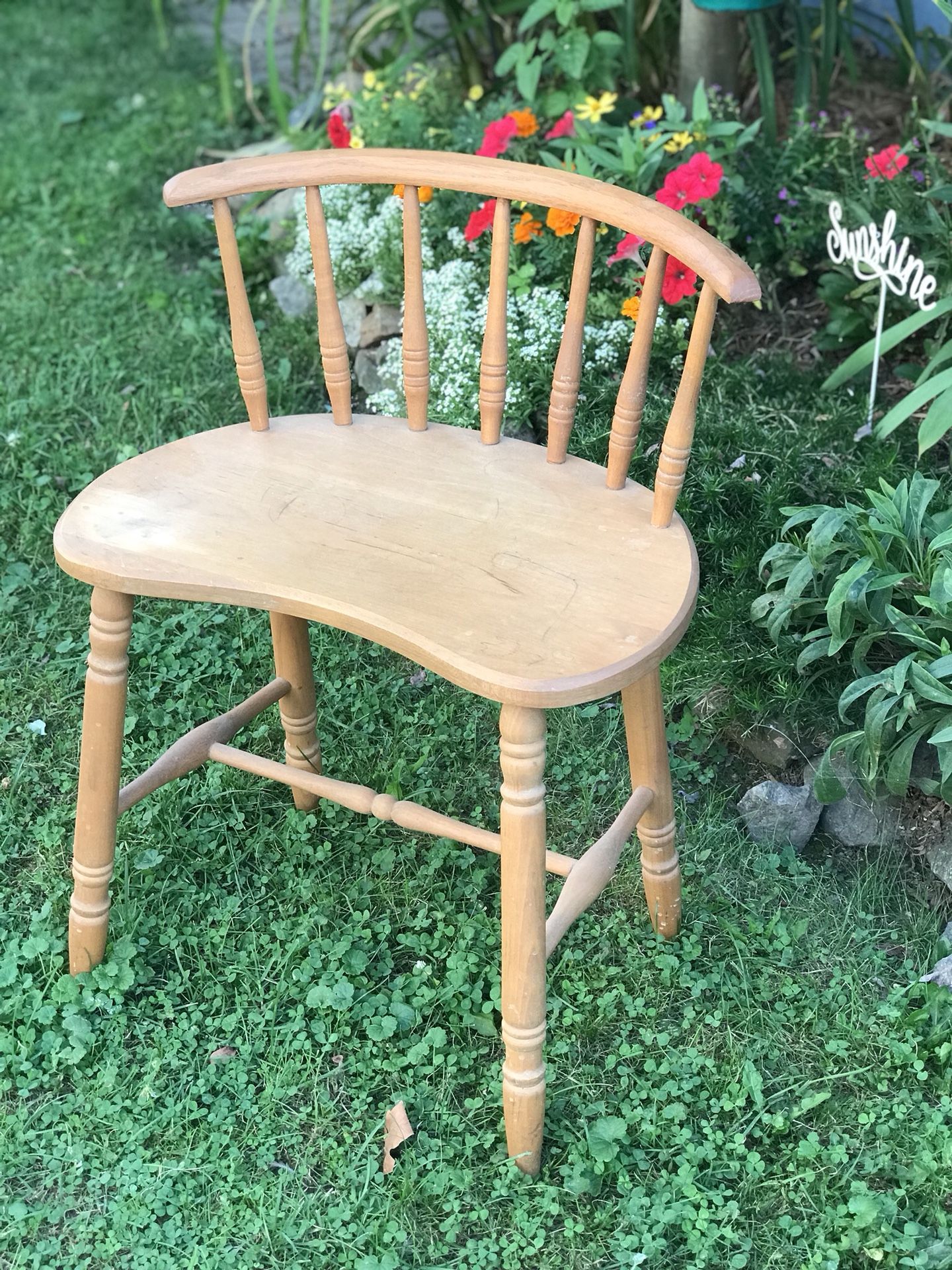 Antique wood chair