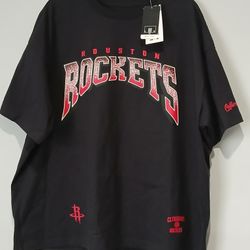 Houston Rockets Jersey. Black With Team Colors & Logo. Men Size XL. NWT.