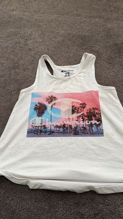 Champion Graphic Tank Top White
